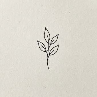 Minimal tattoo style